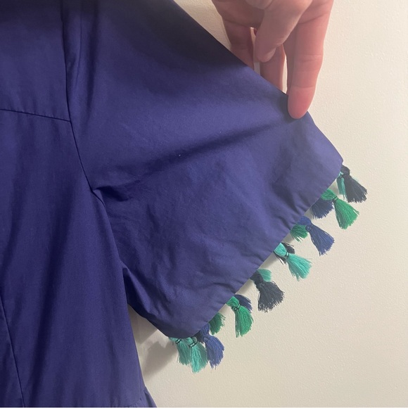 EUC Kate Spade Peacock Dress 6 - Picture 3 of 11